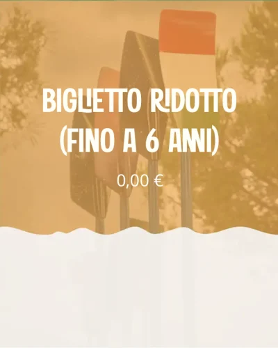 Biglietto ridotto (fino a 6 anni)